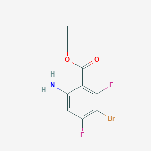 Tert-butyl 6-amino-3-bromo-2,4-difluorobenzoate