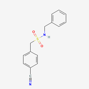 N-benzyl-1-(4-cyanophenyl)methanesulfonamide