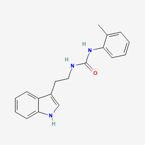 3-[2-(1H-indol-3-yl)ethyl]-1-(2-methylphenyl)urea