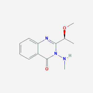 2-(1-methoxyethyl)-3-(methylamino)-4(3H)-quinazolinone