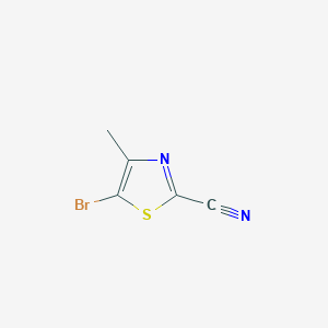 5-Bromo-4-methyl-1,3-thiazole-2-carbonitrile