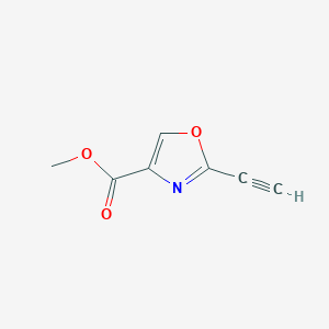 4-Oxazolecarboxylic acid, 2-ethynyl-, methyl ester