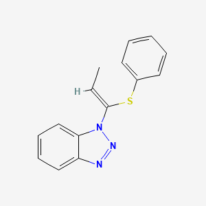 1-[1-(Phenylsulfanyl)prop-1-en-1-yl]-1H-1,2,3-benzotriazole