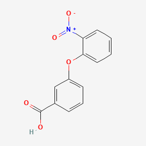 molecular formula C13H9NO5 B2610003 3-(2-硝基苯氧基)苯甲酸 CAS No. 27237-20-3