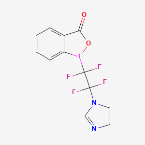 1-[1,1,2,2-Tetrafluoro-2-(1H-imidazole-1-yl)ethyl]-3H-1,2-benzoiodoxole-3-one