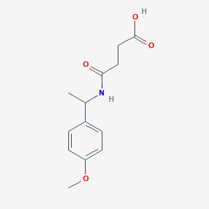 molecular formula C13H17NO4 B2610026 3-{N-[(4-methoxyphenyl)ethyl]carbamoyl}propanoic acid CAS No. 897538-80-6