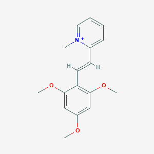 1-Methyl-2-[2-(2,4,6-trimethoxyphenyl)vinyl]pyridinium