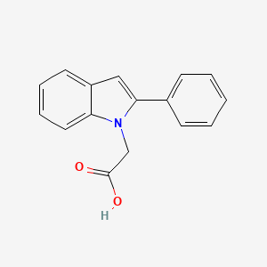 (2-phenyl-1H-indol-1-yl)acetic acid