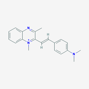 2-{2-[4-(Dimethylamino)phenyl]vinyl}-1,3-dimethylquinoxalin-1-ium