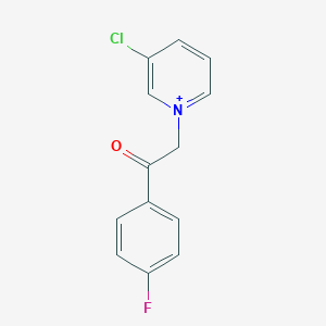 3-Chloro-1-[2-(4-fluorophenyl)-2-oxoethyl]pyridinium