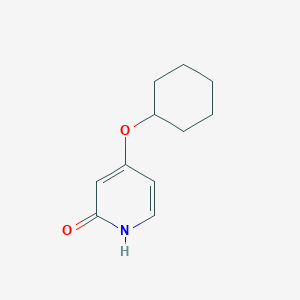 molecular formula C11H15NO2 B2610129 4-环己氧基-1H-吡啶-2-酮 CAS No. 2411263-88-0