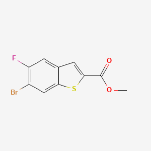 6-Bromo-5-fluoro-benzo[b]thiophene-2-carboxylic acid methyl ester