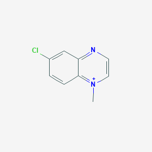 6-Chloro-1-methylquinoxalin-1-ium