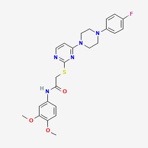 1-[4-(benzoylamino)phenyl]-N-(2-methylbenzyl)-2-oxo-1,2-dihydropyridine-3-carboxamide