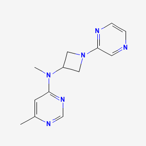 N,6-Dimethyl-N-(1-pyrazin-2-ylazetidin-3-yl)pyrimidin-4-amine