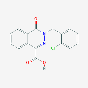3-(2-Chlorobenzyl)-4-oxo-3,4-dihydrophthalazine-1-carboxylic acid
