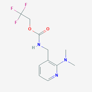 2,2,2-trifluoroethyl N-{[2-(dimethylamino)pyridin-3-yl]methyl}carbamate