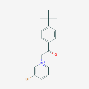 3-Bromo-1-[2-(4-tert-butylphenyl)-2-oxoethyl]pyridinium