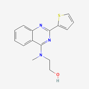 2-[Methyl-(2-thiophen-2-ylquinazolin-4-yl)amino]ethanol