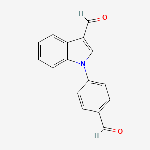 1-(4-formylphenyl)-1H-indole-3-carbaldehyde