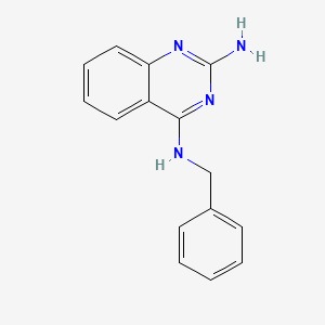 molecular formula C15H14N4 B2610228 N4-苄基喹唑啉-2,4-二胺 CAS No. 258514-31-7