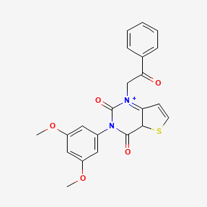 3-(3,5-dimethoxyphenyl)-1-(2-oxo-2-phenylethyl)-1H,2H,3H,4H-thieno[3,2-d]pyrimidine-2,4-dione