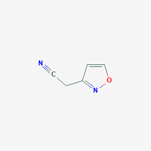 molecular formula C5H4N2O B2610241 2-(1,2-噁唑-3-基)乙腈 CAS No. 55242-83-6
