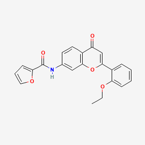 N-(2-(2-ethoxyphenyl)-4-oxo-4H-chromen-7-yl)furan-2-carboxamide
