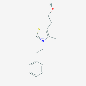 5-(2-Hydroxyethyl)-4-methyl-3-(2-phenylethyl)-1,3-thiazol-3-ium