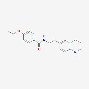 molecular formula C21H26N2O2 B2610254 4-乙氧基-N-(2-(1-甲基-1,2,3,4-四氢喹啉-6-基)乙基)苯甲酰胺 CAS No. 946208-91-9