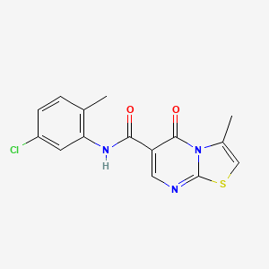 N-(5-chloro-2-methylphenyl)-3-methyl-5-oxo-5H-thiazolo[3,2-a]pyrimidine-6-carboxamide