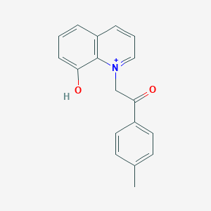 2-(8-Hydroxyquinolin-1-ium-1-yl)-1-(4-methylphenyl)ethanone