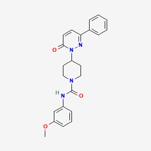 N-(3-Methoxyphenyl)-4-(6-oxo-3-phenylpyridazin-1-yl)piperidine-1-carboxamide