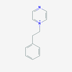 1-(2-Phenylethyl)pyrazin-1-ium