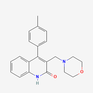 3-(Morpholinomethyl)-4-(p-tolyl)quinolin-2-ol