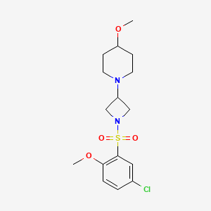 1-(1-((5-Chloro-2-methoxyphenyl)sulfonyl)azetidin-3-yl)-4-methoxypiperidine