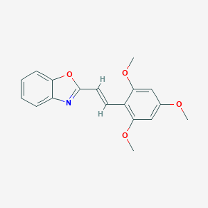 2-[2-(2,4,6-Trimethoxyphenyl)vinyl]-1,3-benzoxazole