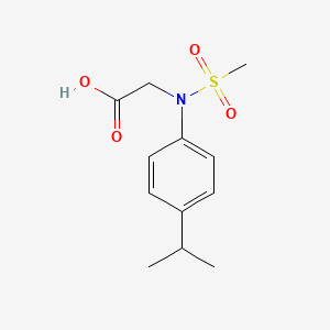 N-(4-Isopropylphenyl)-N-(methylsulfonyl)glycine