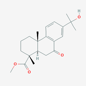 molecular formula C21H28O4 B026104 15-羟基-7-氧代脱氢枞酸甲酯 CAS No. 60188-95-6