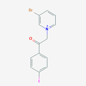 3-Bromo-1-[2-(4-iodophenyl)-2-oxoethyl]pyridinium