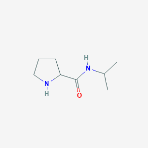 molecular formula C8H16N2O B2610418 N-Isopropylpyrrolidine-2-carboxamide CAS No. 1164105-18-3
