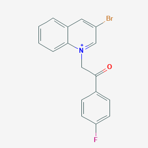 3-Bromo-1-[2-(4-fluorophenyl)-2-oxoethyl]quinolinium