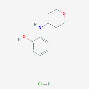 2-[(Oxan-4-yl)amino]phenol hydrochloride