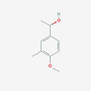 (1S)-1-(4-methoxy-3-methylphenyl)ethan-1-ol