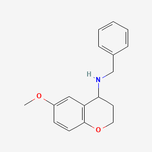 N-benzyl-6-methoxy-3,4-dihydro-2H-1-benzopyran-4-amine