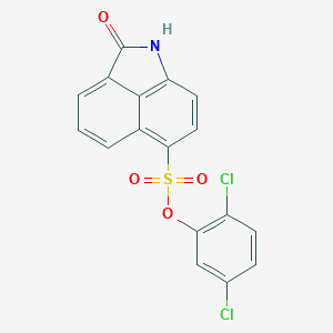 2,5-Dichlorophenyl 2-oxo-1,2-dihydrobenzo[cd]indole-6-sulfonate