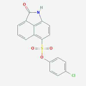 4-Chlorophenyl 2-oxo-1,2-dihydrobenzo[cd]indole-6-sulfonate