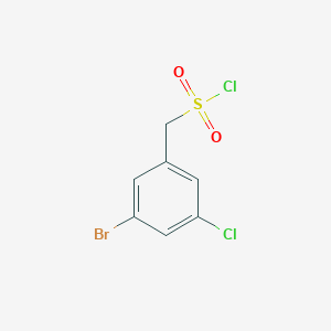 (3-Bromo-5-chlorophenyl)methanesulfonyl chloride