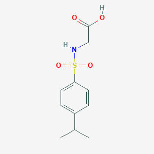 {[(4-Isopropylphenyl)sulfonyl]amino}acetic acid