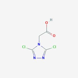 (3,5-dichloro-4H-1,2,4-triazol-4-yl)acetic acid